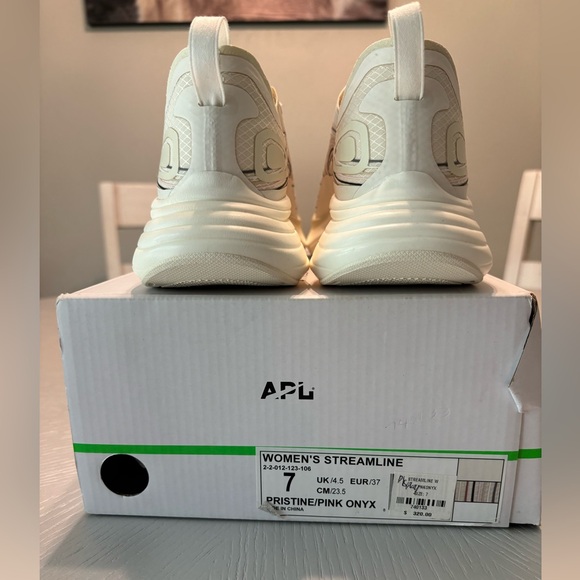 NWT APL Women’s Streamline Sneakers Size 7 Pristine/Pink Onyx - Picture 5 of 14